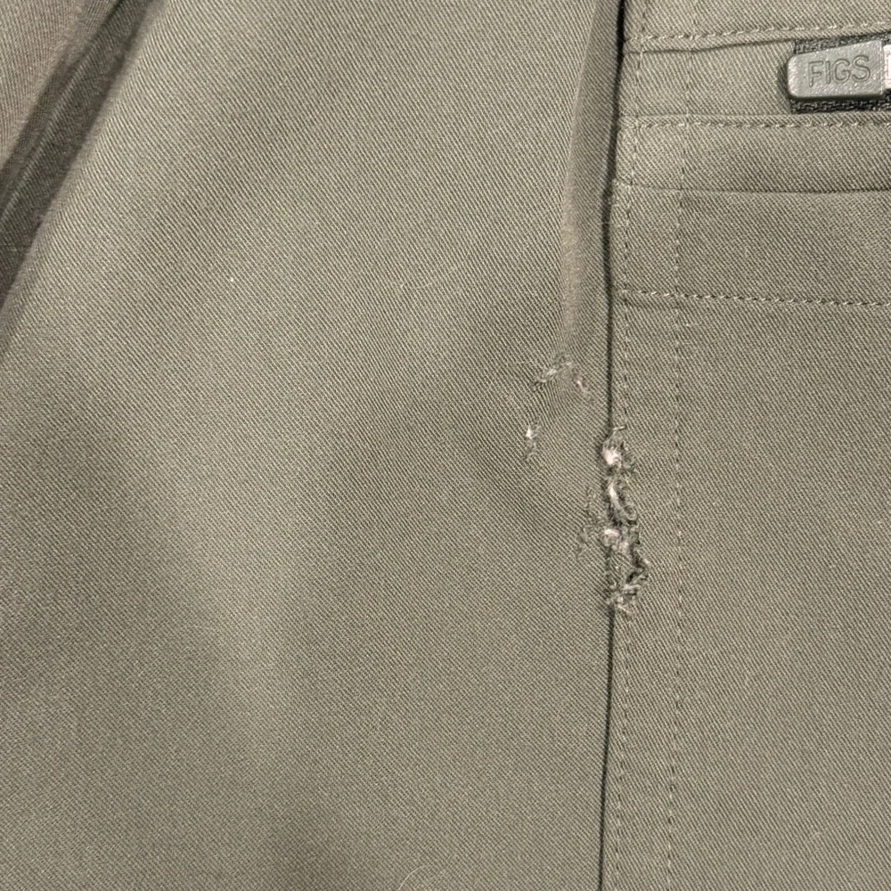 Figs Sage Green Elastic Waist scrub Pants